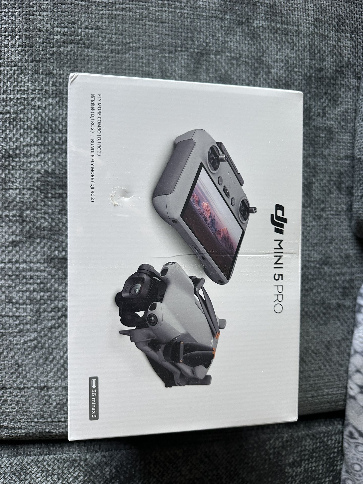 DJI Mini 5 Pro Fly More Combo RC2 Drone 3 Batteries 