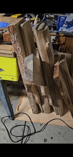 Live edge slabs