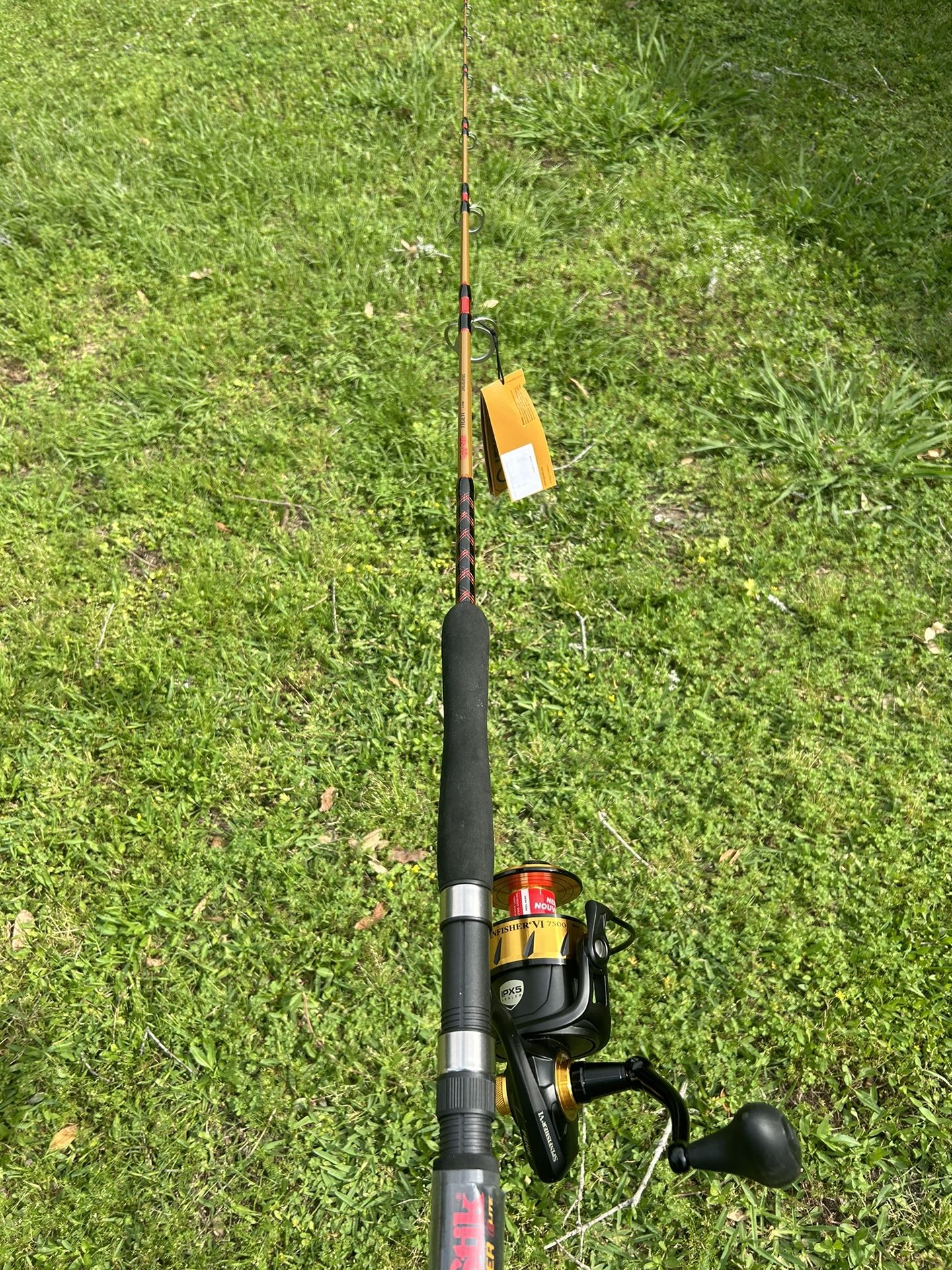 Penn Spinfisher VI 7500 On Ugly Stick Tiger E-Lite Jigging Rod