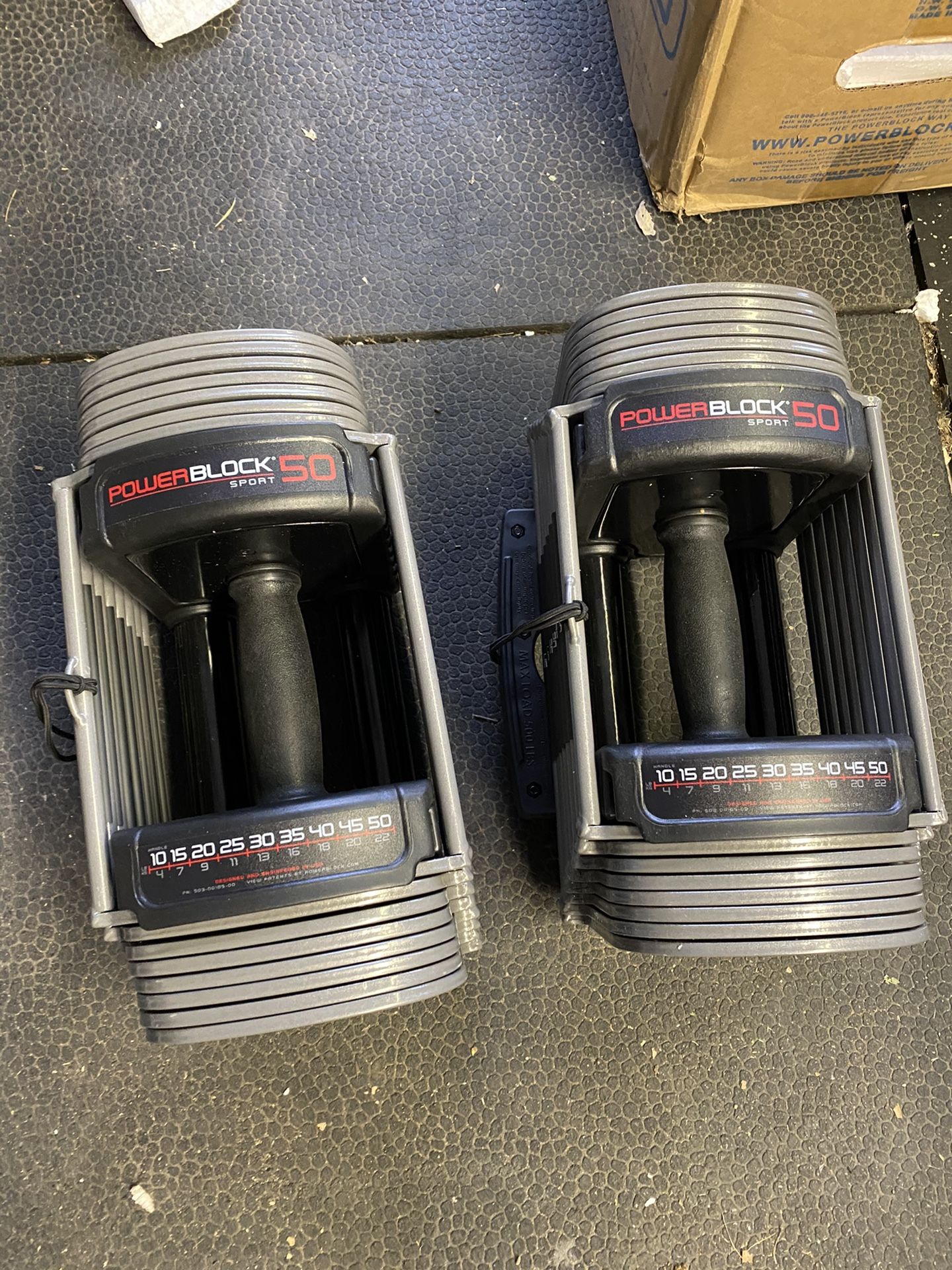 POWERBLOCK 50 PowerBlock 50 Lb Adjustable Dumbbell Set Elite EXP