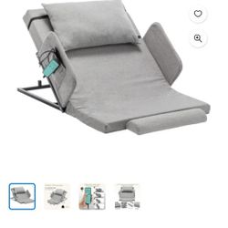 Electric  Adjustable  Power  Lifting  Bad Backrest  With  Safety Rails,  220lbs  Capacity   Machine Washable Cover 