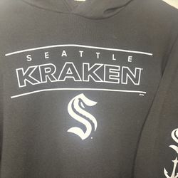 NHL Seattle Kraken, Black, Sweatshirt, Long Sleeve