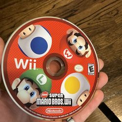 Super Mario Bros Wii Game Disc 