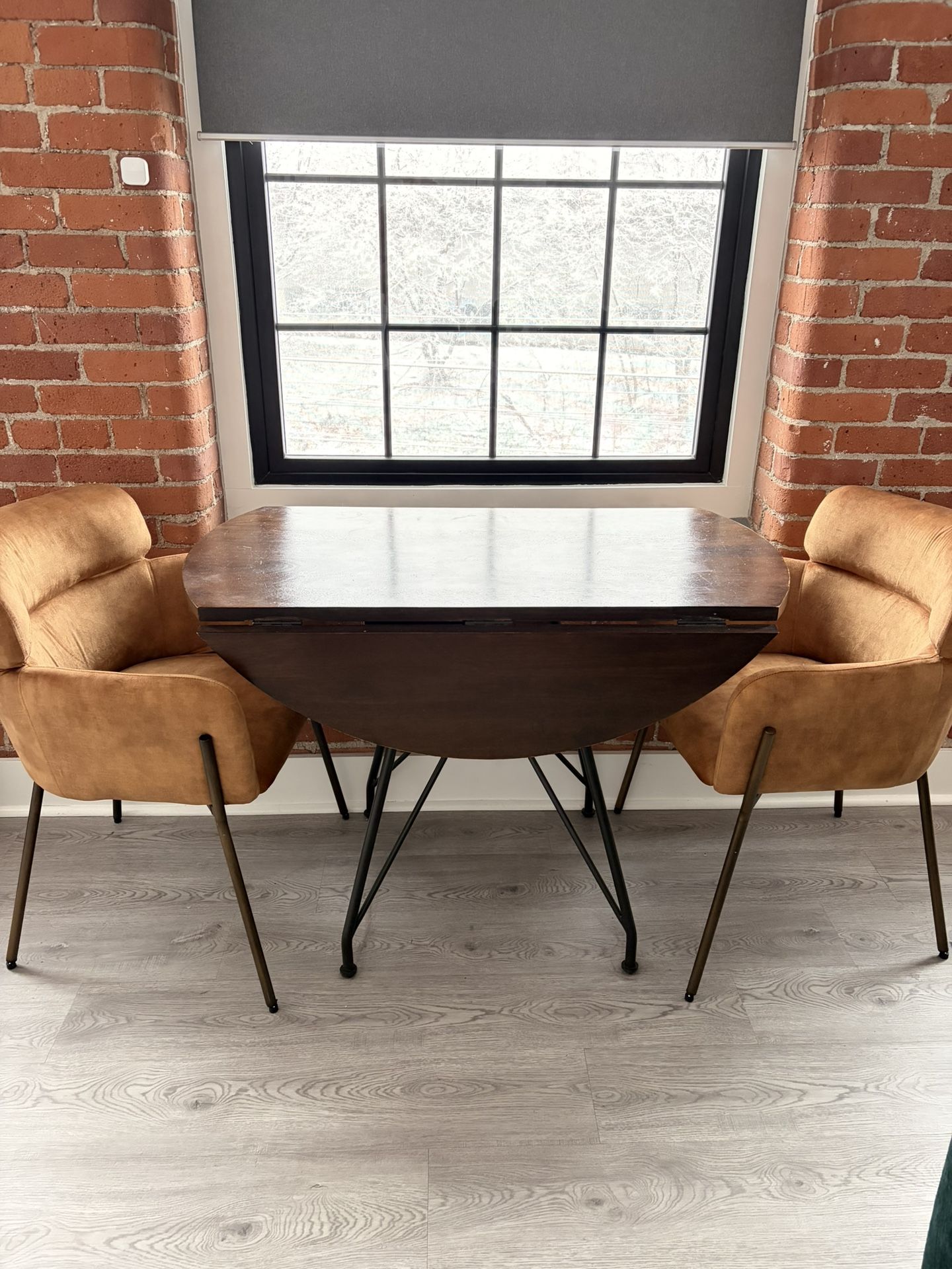 West Elm Drop Leaf Table