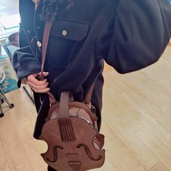 New Violin Backpack Purse