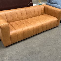 POLY & BARK Leather Sofa