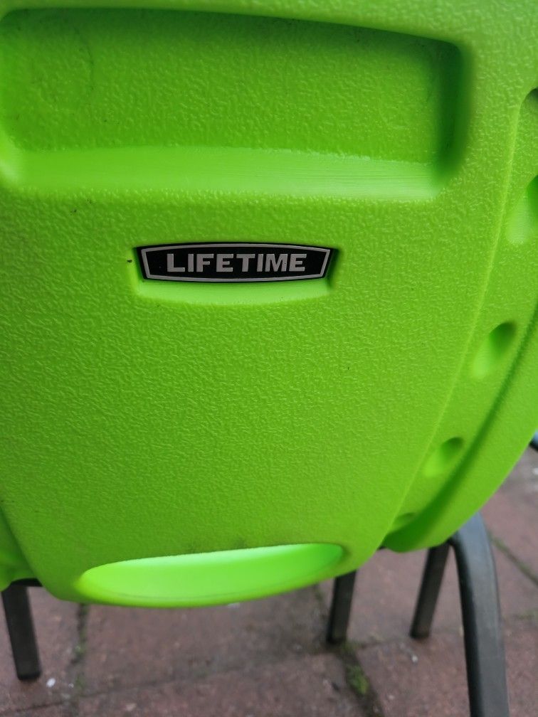 Lifetime Chair for Kids two Red And 2 and two Green color