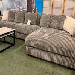 Brand New/ Gray Sectional, Seccional, Couch/ Delivery Available, 