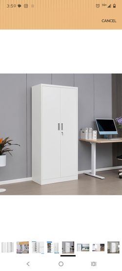 Brand New In The Box Modern Multi Use Metal Cabinet Pantry!!!