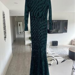Green sequin Dress 