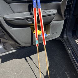 Patriotic Yard Candles 