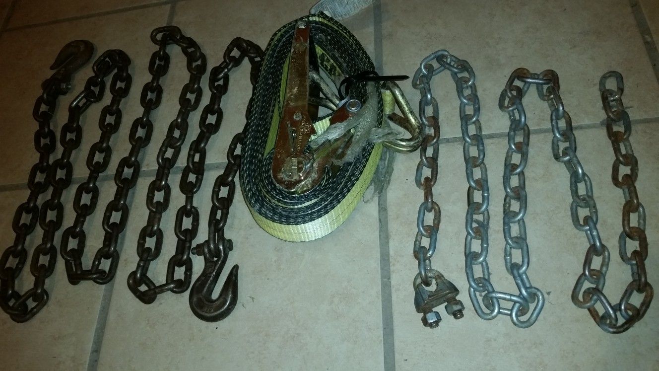 Cadena Y Jalón Para Amarrar