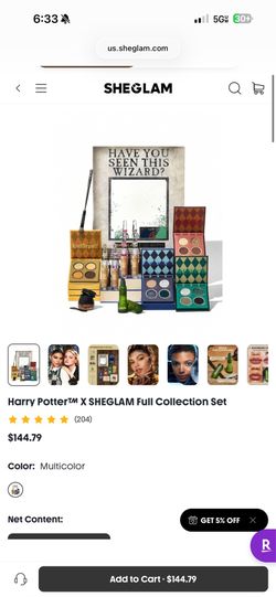 Sheglam Harry Potter make up set