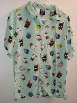 Hero Academia/ Sanrio button up