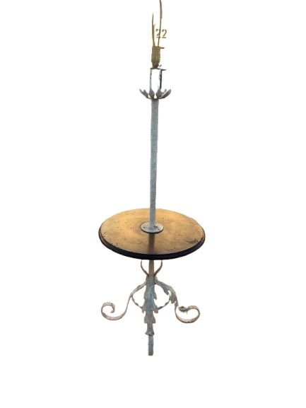 Antique vintage french Table & Lamp