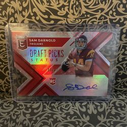 2018 Sam Darnold Elite Die-Cut Refractor Auto SSP #/30 RC 