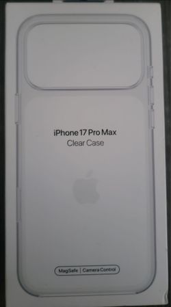 Iphone 17 pro max clear case