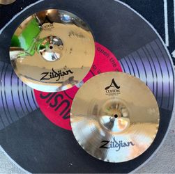 Zildjian A Custom Series 14” Mastersound Hi Hat Drum Cymbals  BRAND NEW Retails for $579