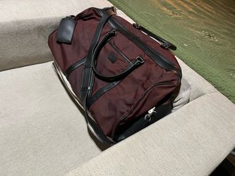 Coach Weekender Duffle Bag Canvas Red