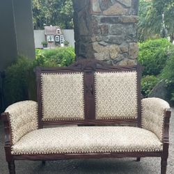 Antique Love Seat/ Settee with Matching Chairs. 