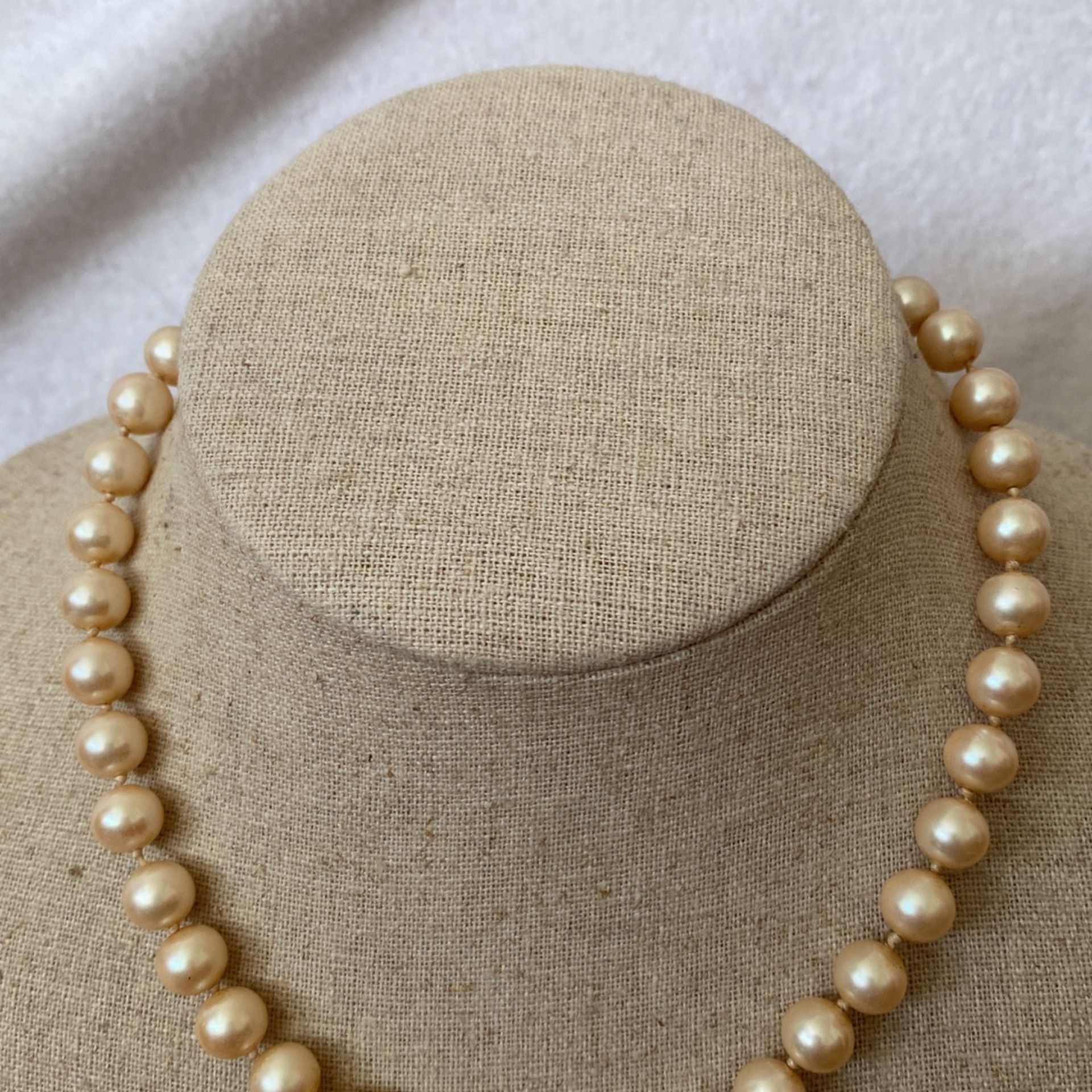 Vintage Choker Pearls Necklace