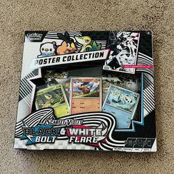 Pokémon Black Bolt White Flare Poster Collection Packs For Tráde 