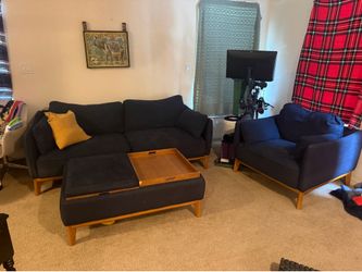 Mid-century modern living room set