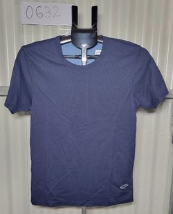 Champion Blue Short Sleeve T-Shirt Medium (0632)