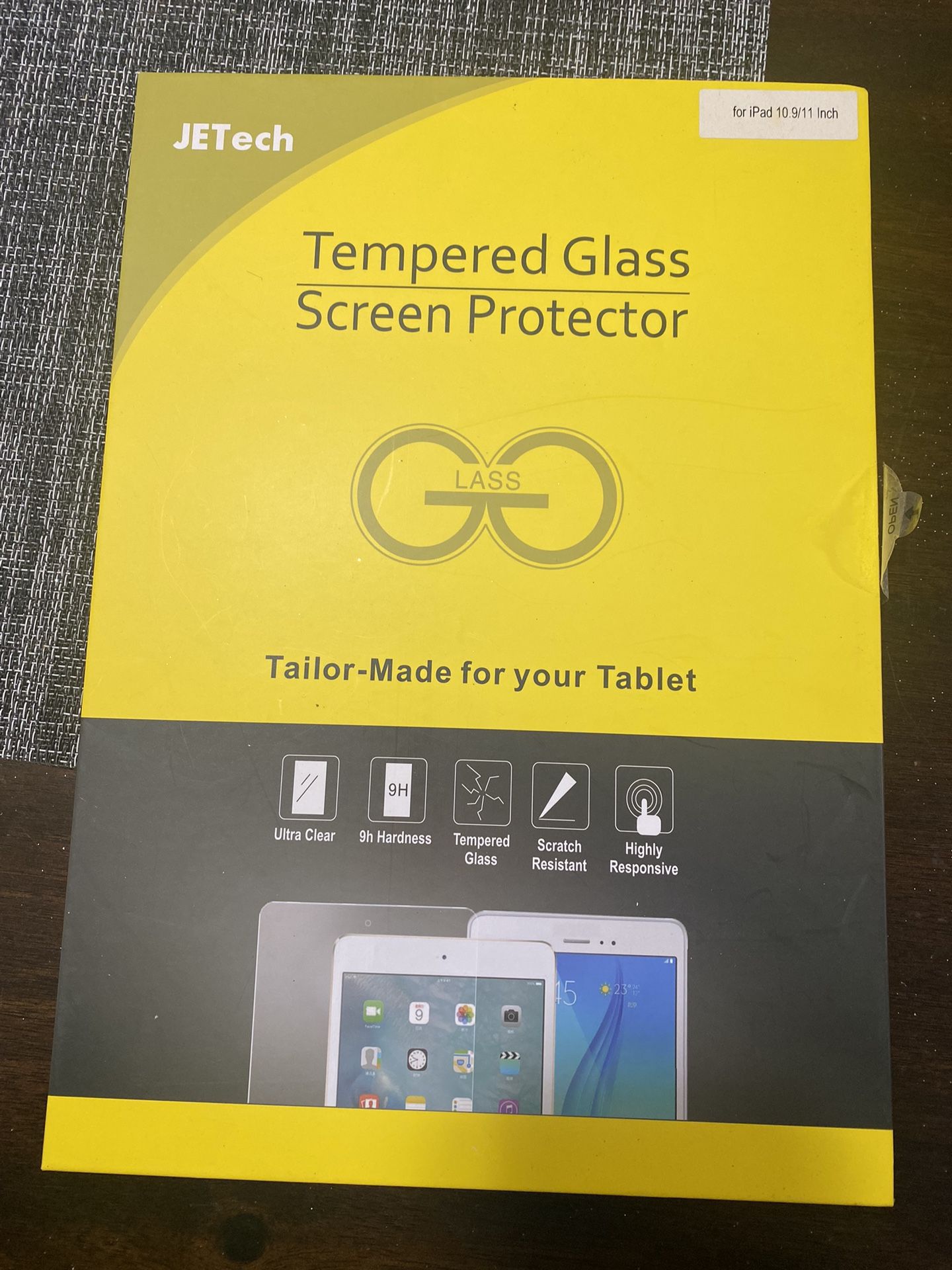 NEW iPad Tempered Glass 10.9/11