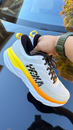HOKA Bondi 7 Nimbus Cloud / Radiant Yellow | US 11