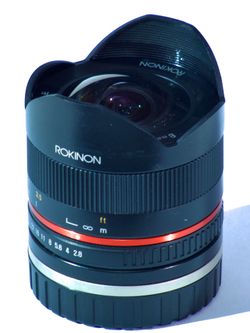 Rokinon 8mm f/2.8 Fisheye Lens E mount