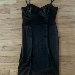 Black Silk Dress