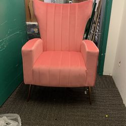 Pink Velvet Chair