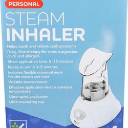Rite Aid Steam Inhaler to Relieve Allergies, Sinus Congestion and Colds for Personal Use