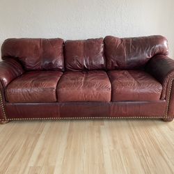 Leather Couch 