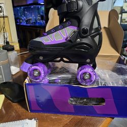 Nattork Roller Skates For Girls Purple Adjustable Size  See Detail # 275