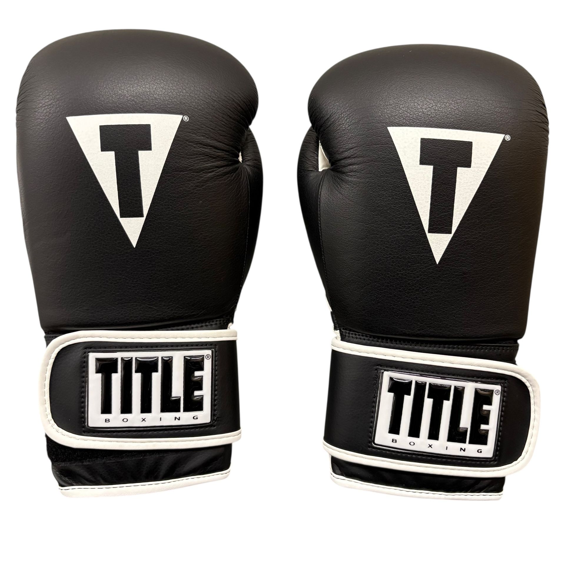 Title Boxing Pro Style Leather Training Gloves 16 oz. Chain-1