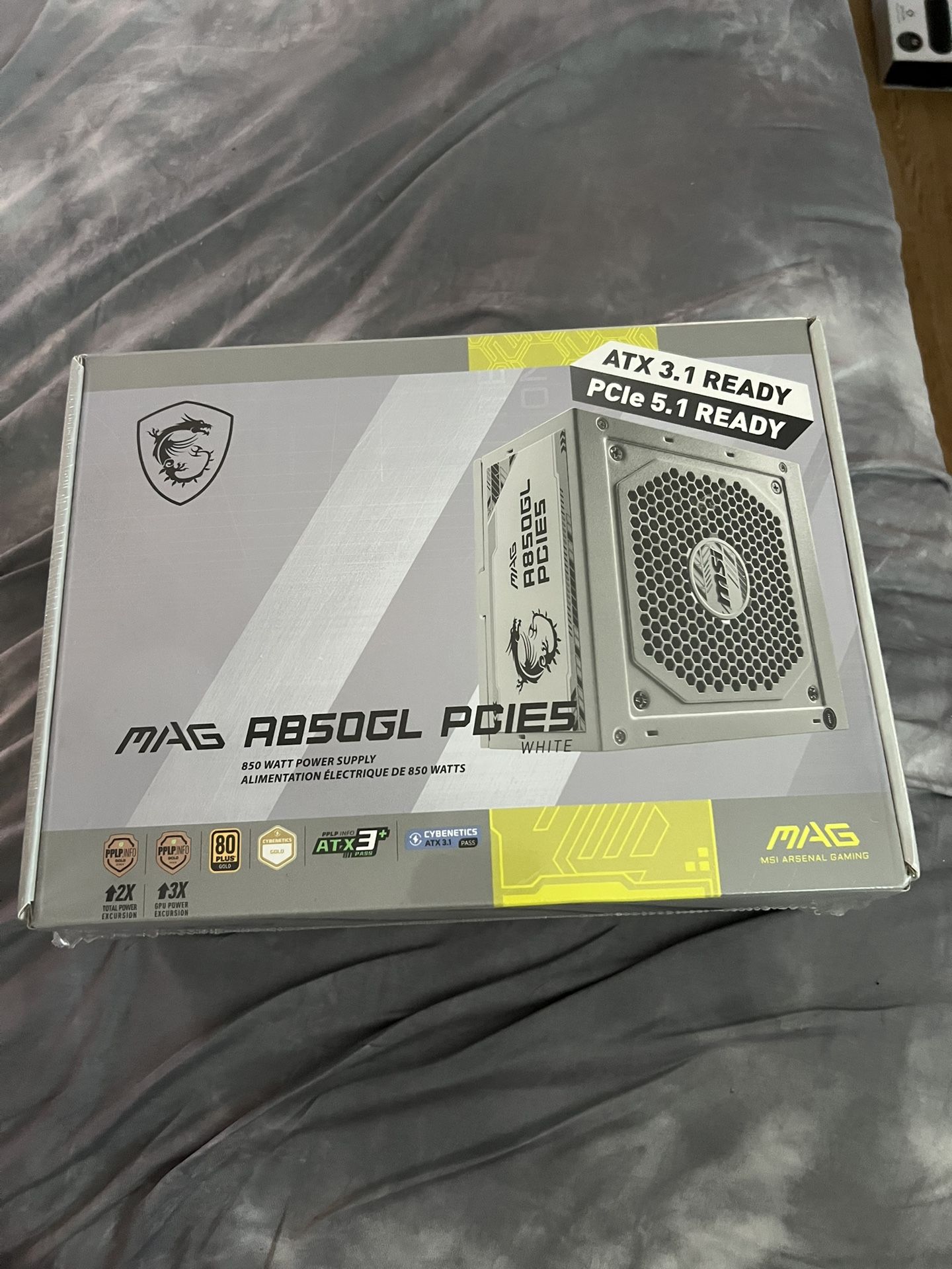 MAG A850GL PCIE 850 Watt Power Supply