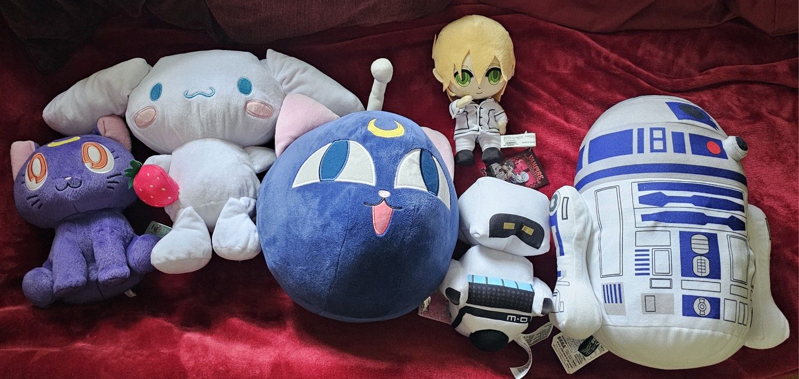 R2D2 Luna Cinnaminroll Vampire Assorted Plush