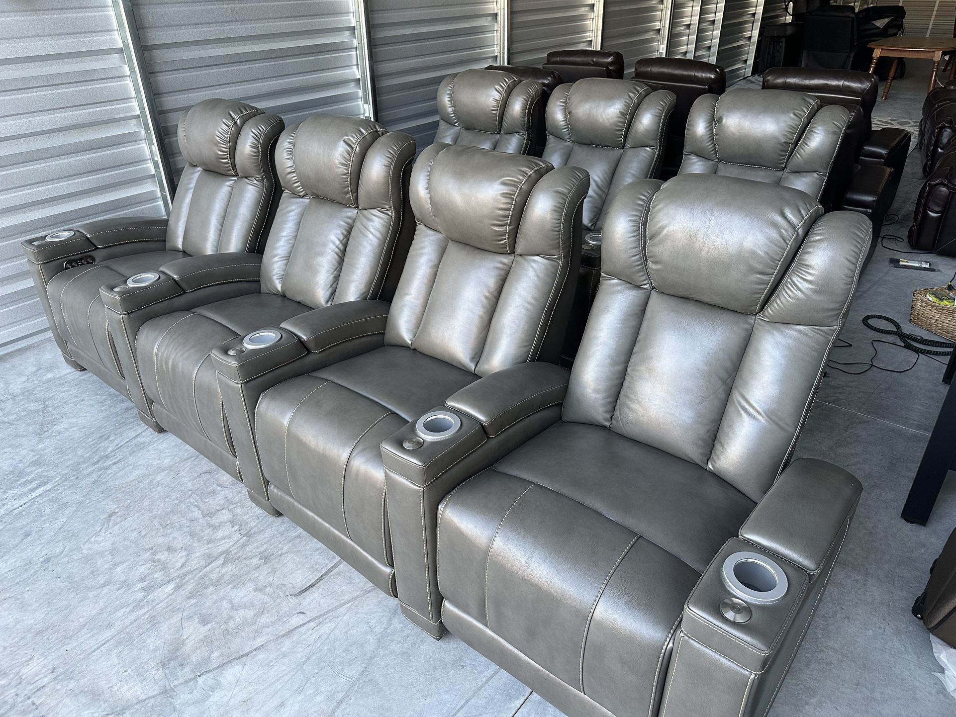 Power Reclining Theater Chairs