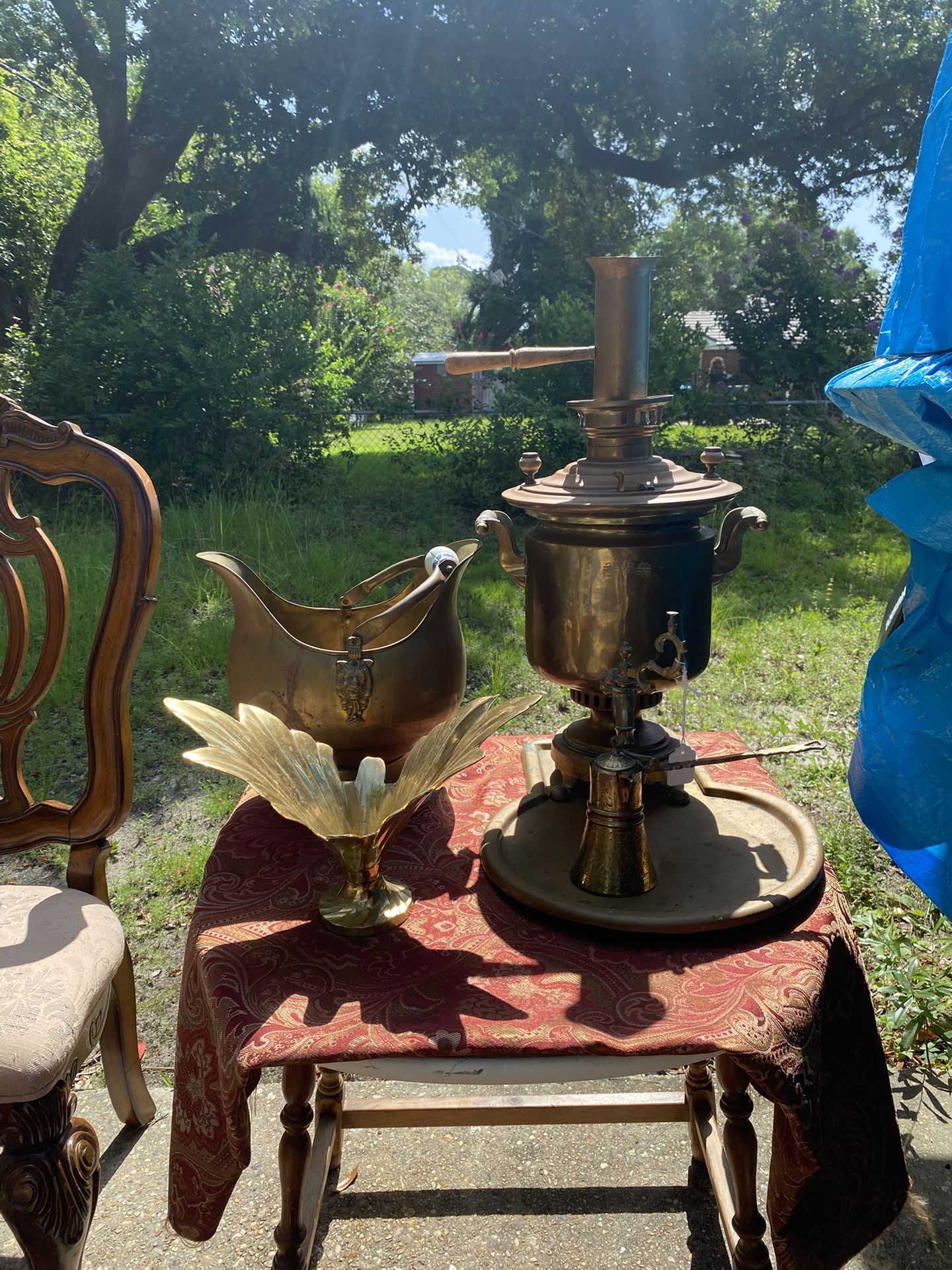 Brass Turkish Water Heater And Other Brass