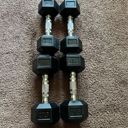 Dumbbell Set 15 lb & 20 lb Pairs