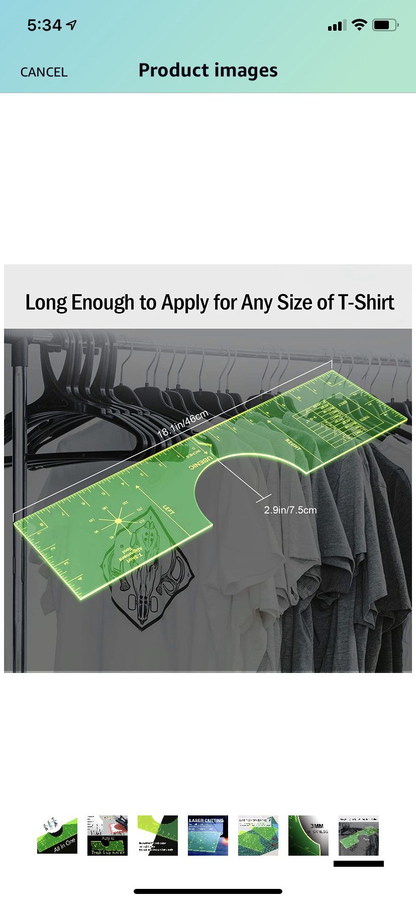 Tshirt Ruler Guide, T Shirt Alignment Tool, Laser T Shirt Ruler to