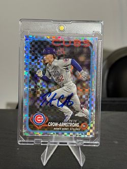 2024 Pete Crow-Armstrong Topps Chrome X-Fractor USC158 (rc) Auto