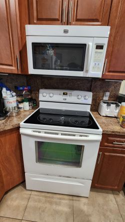 Electric Range, Microwave,  & Dishwasher