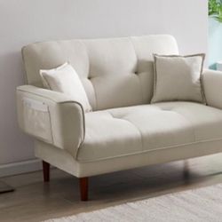 Loveseat , Couch, Sleeper , Daybed, Beige