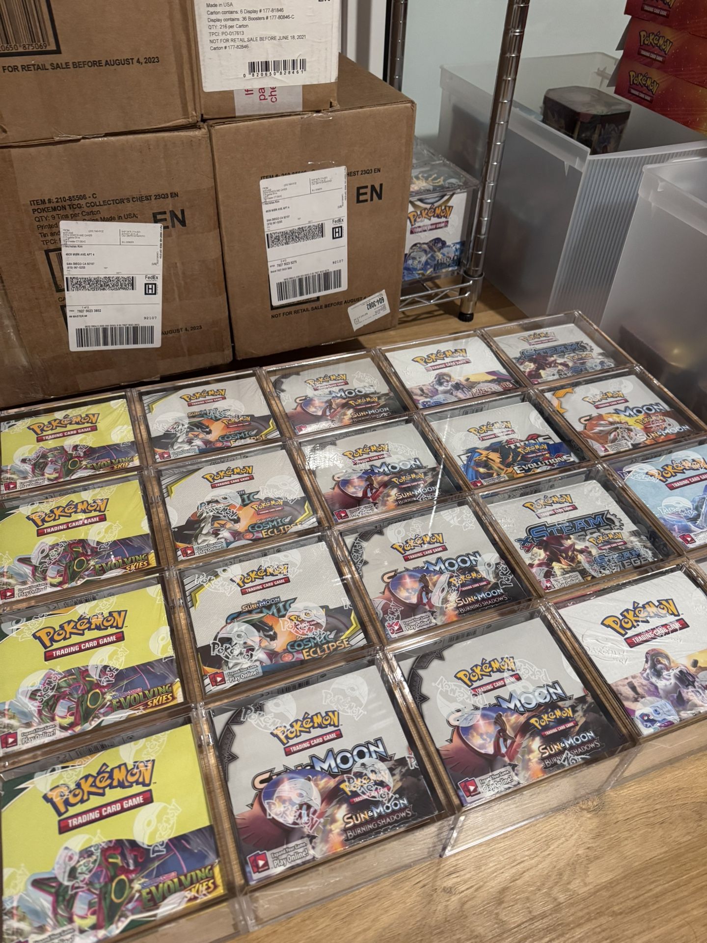 Pokemon Inventory Box Sealed Pokemon Boxes for Sale in Santa Ana, CA - OfferUp