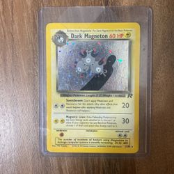 Pokémon Team Rocket Dark Magneton Holo