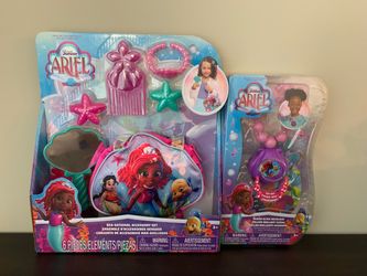 Disney Ariel Accessory Set & Ocean Glow Necklace, Price for Both