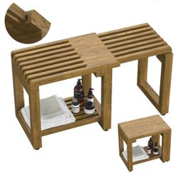 Wooden bench